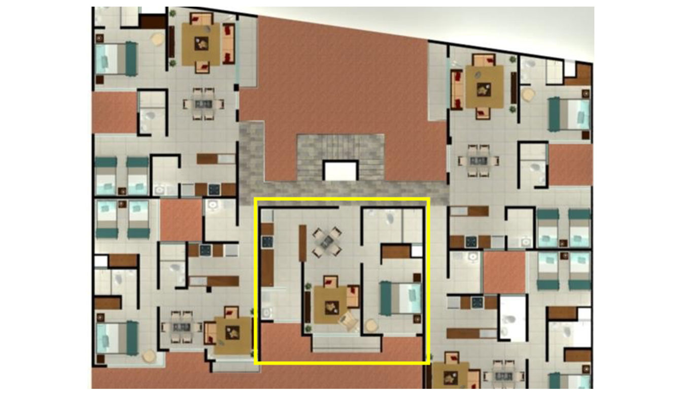 DPTO. 403 - EDIFICIO ELEONOR (Plano de distribución)